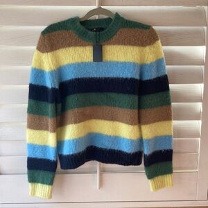 Maje Pullover Striped Sweater